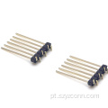 Conector de cabeçalho de pino de 2,0 mm de fileira única SMT